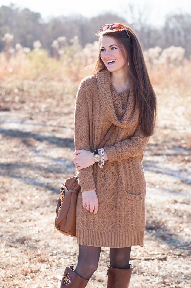 The Oversized Sweater Dress + $1,000 Giveaway - Sunflowers and Stilettos