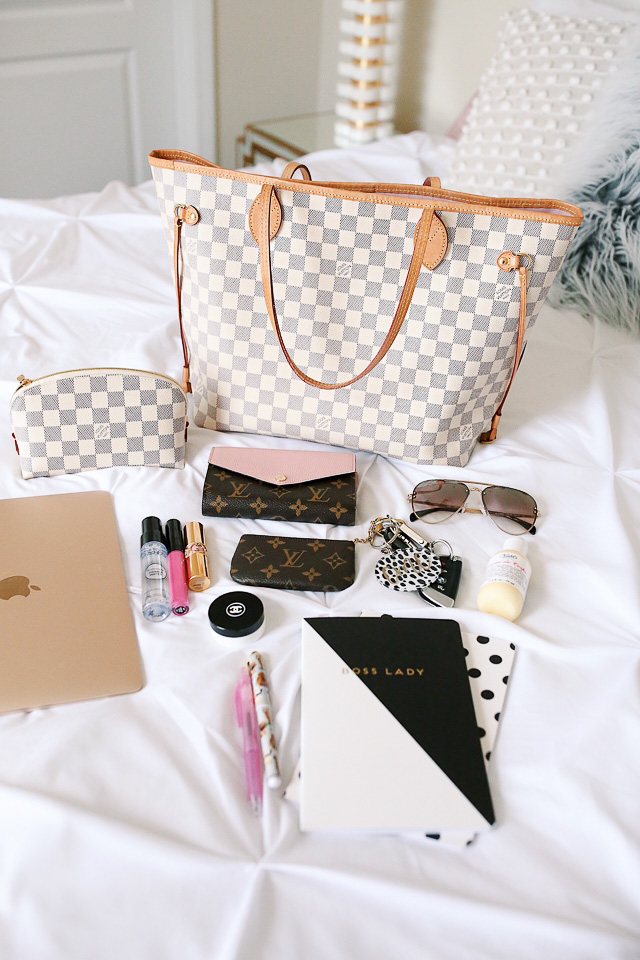 Louis Vuitton Neverfull Review + What's In My Bag! - Southern Curls & Pearls