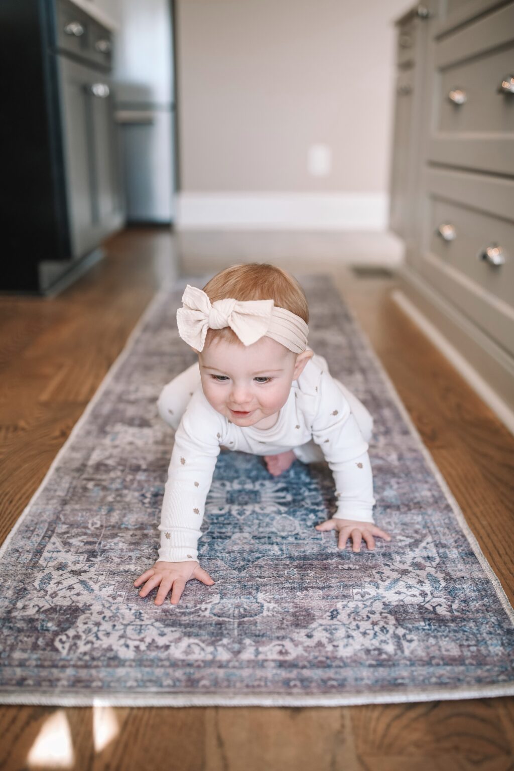 Our New Kitchen Addition Southern Curls Pearls   Walmart Home Washable Rug 3 1024x1536 